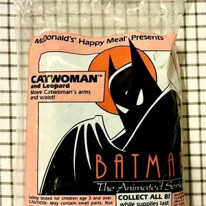 VINTAGE “CATWOMEN & LEOPARD” / McDONALD’S HAPPY MEAL PROMO, CIRCA 1993…